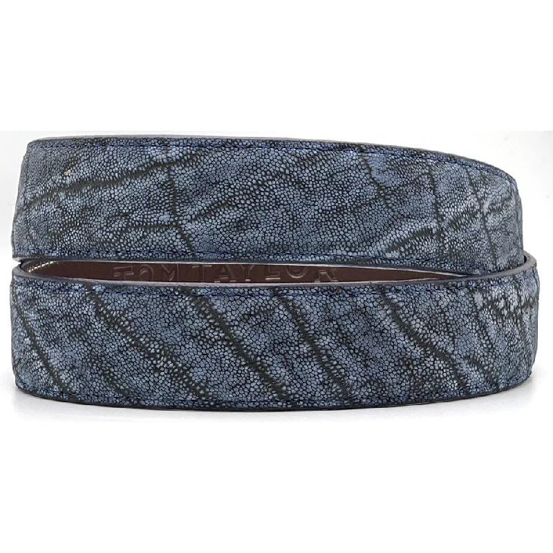 Safari Blue Elephant Belt Straps