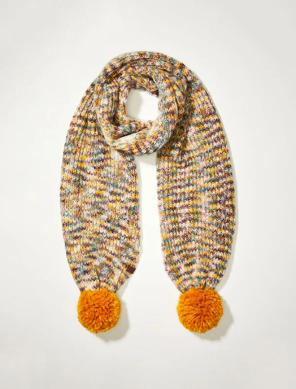 Lucky Brand Cozy Muticolor Knit Scarf