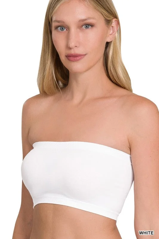 Seamless Bandeau - White